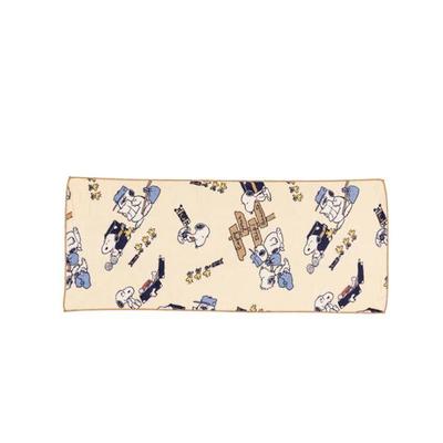 PEANUTS Snoopy Hızlı Kuruyan Büyük Yüz Havlusu (seyahatinizin tadını çıkarın) Japonya YENİ