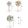 with Knock Stick Tambourine Hand Percussion Handheld Drum Toy Lollipop Hand Drum  Dance Props