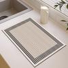 Nordic Washing Machine Dust Cover Dustproof Diatomite Mat Drain Pad Table Dish Drainer Coffee Drain Pad Anti Slip Bath Door Rug
