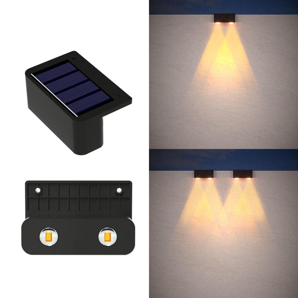 Decorative Stairs Wall Lamp Waterproof Solar Powered Lamps LED Solar Garden Lights  Outdoor