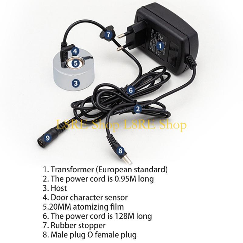 L8RE 24V Electric Ultrasonic Humidifier Mini Mist Maker Fogger Nebulizer