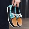 Casual Loafers Shoes Outdoor Leather Sneakers Shoes Classic Mens Leather Summer Trendy Designer Loafers Versatile Commute Shoes