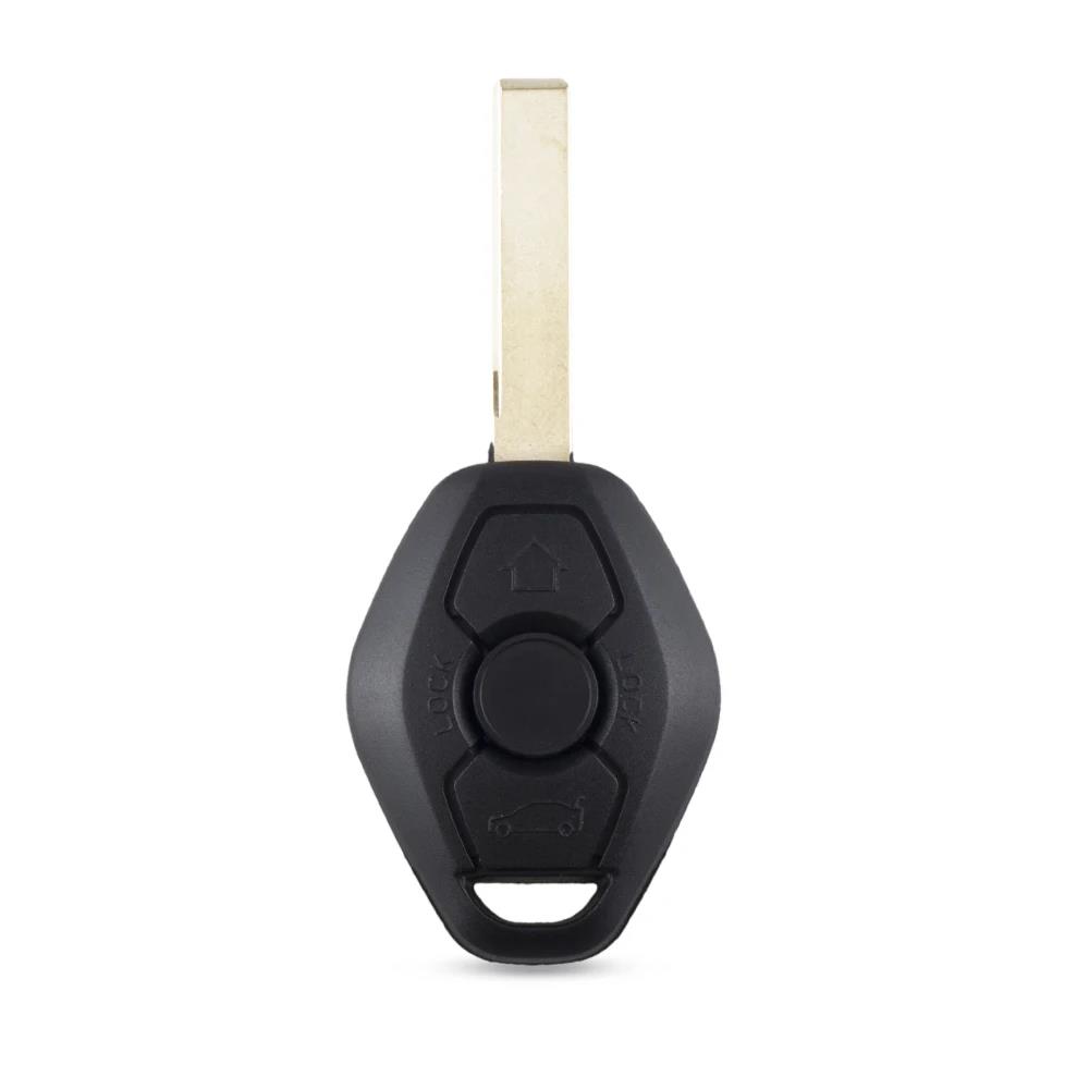 KEYYOU Modified Car Key Shell Case For BMW E38 E39 E46 7 Series X3 X5 Z3 Z4 HU92/HU58 Blade 3 Buttons Cover Keyless Case Fob