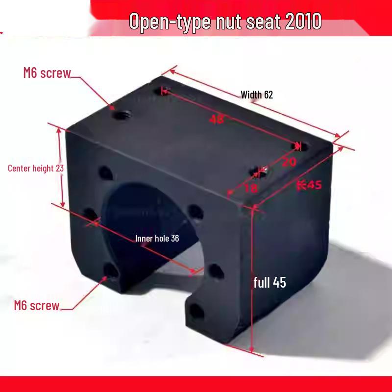 MLM Precision Iron Nut Seat Slide Module 2505/3205/4010/5010 for CNC Machines