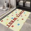 Kanye West Anmie Bathroom Mat Non-Slip Laundry Room Mat Laundry Decor Balcony Child Living Room Toilet Rug