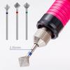 1 Pcs Rhombus Nail Drill Bits Diamond E-File Bit Rounded Edge Manicure Pedicure Grinding Head For Electric Nail Drill Machine