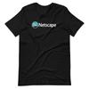 NETSCAPE Schwarzes Grafik-Logo T-Shirt Unisex 100% Baumwolle T-Shirt Herren-T-Shirts Oberteil