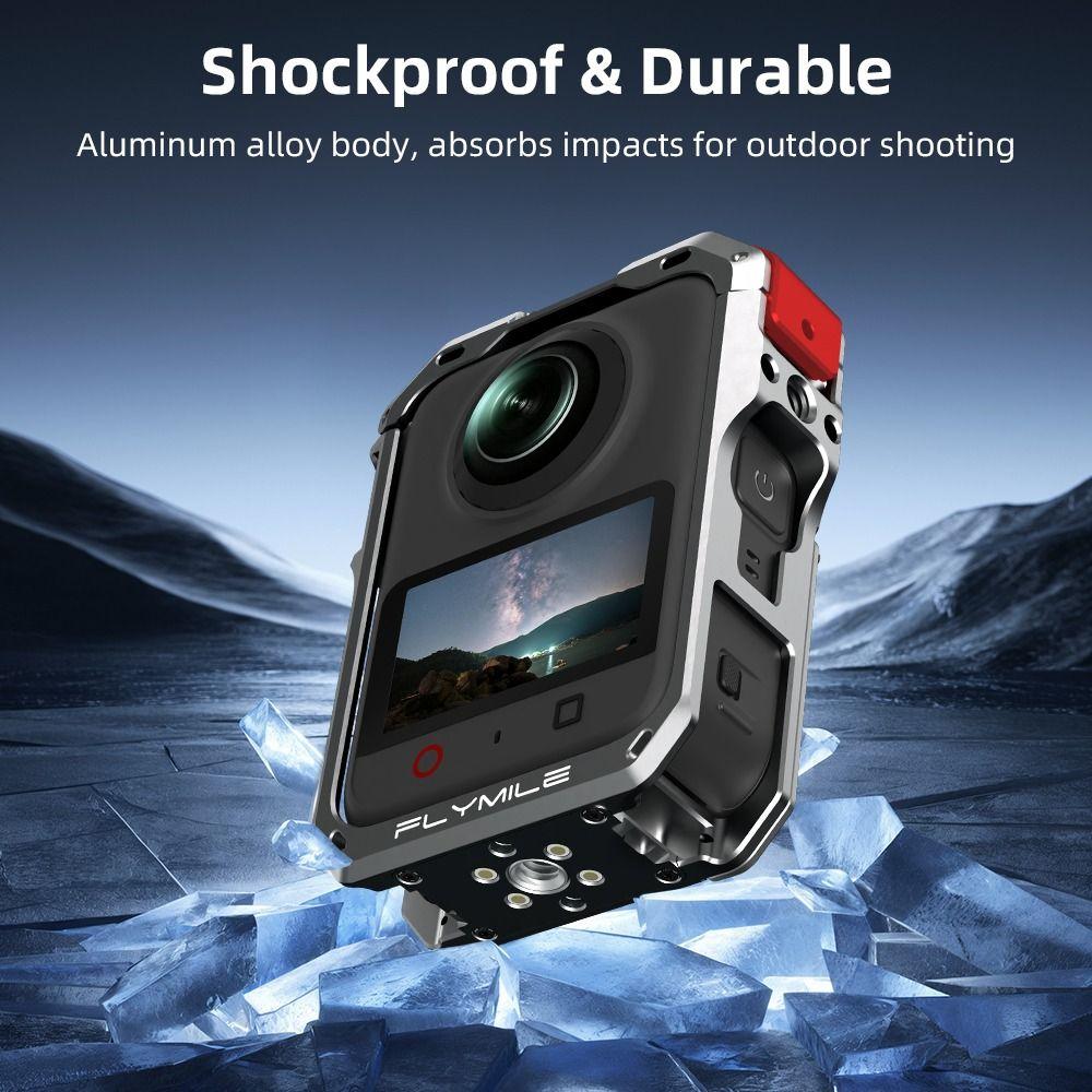 With Lens Cap Protective Frame Case for DJI Osmo 360 II Action Camera Accessories