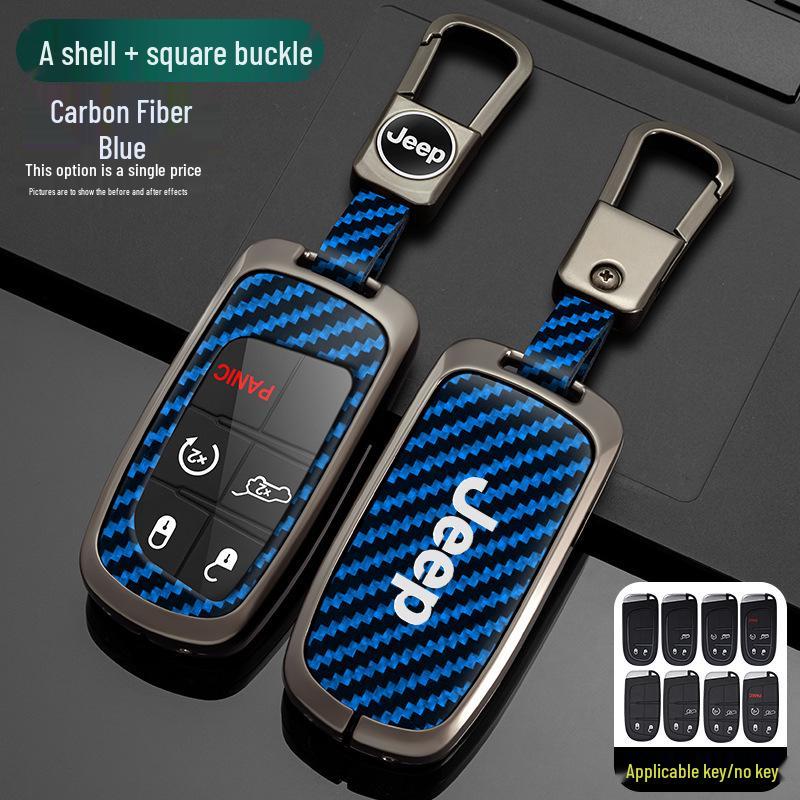 Nyckelfodral för Jeep Compass, Cherokee, Grand Cherokee, Renegade, Commander