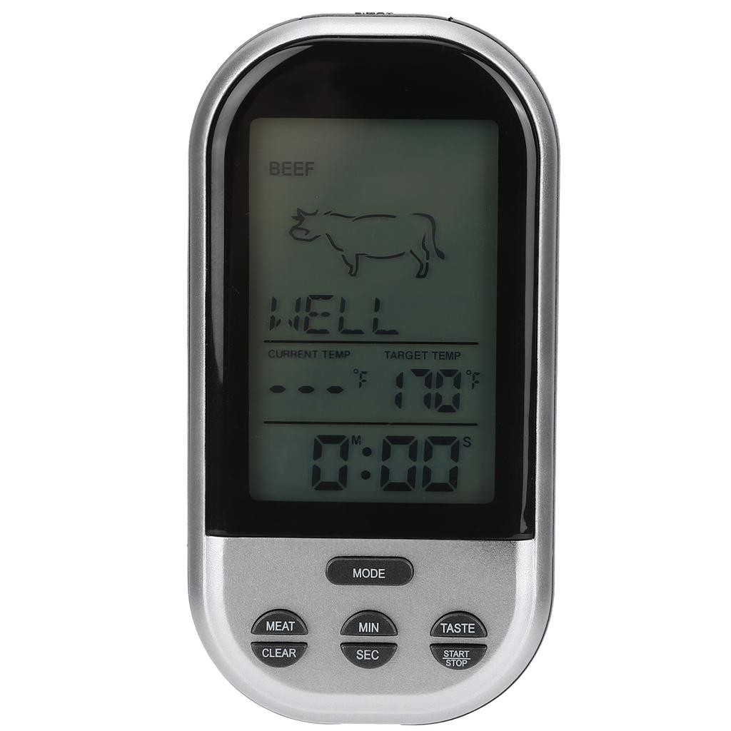 Wireless Electronic Digital Food Meat Thermometer with Probe for Grilling BBQ Cooking Home Kitchen