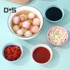 10Pcs Convenient Sauce Dish Stackable Practical Seasoning Plate Snack Serving Plate