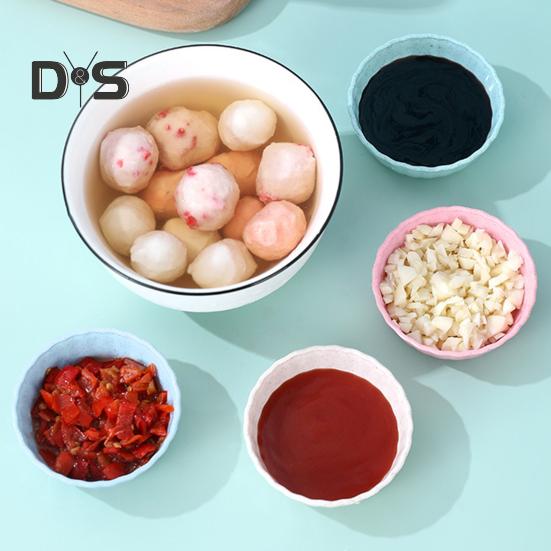 10Pcs Convenient Sauce Dish Stackable Practical Seasoning Plate Snack Serving Plate