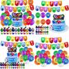 Cake Balloon Game Cupcake Topper Banner Birthday Party Decor Supplies