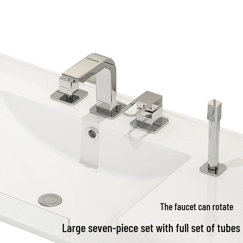 Bathroom Basin Pull-Out Hot & Cold Mixer Faucet