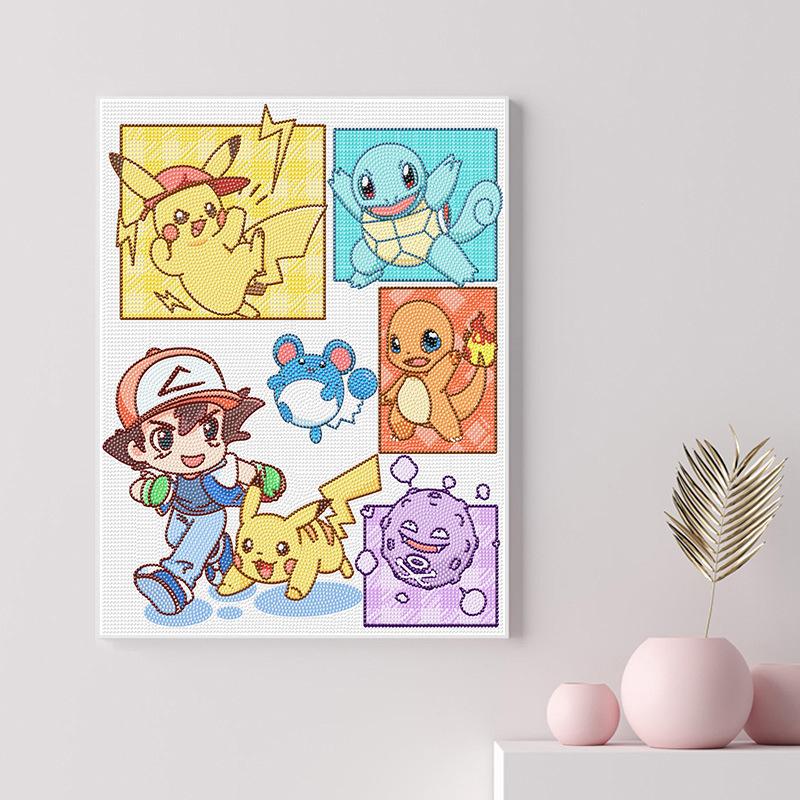 40X50Cm Diamond Painting Large Size Diamond Sticker Bedroom Living Room Decorative Painting With Photo Frame