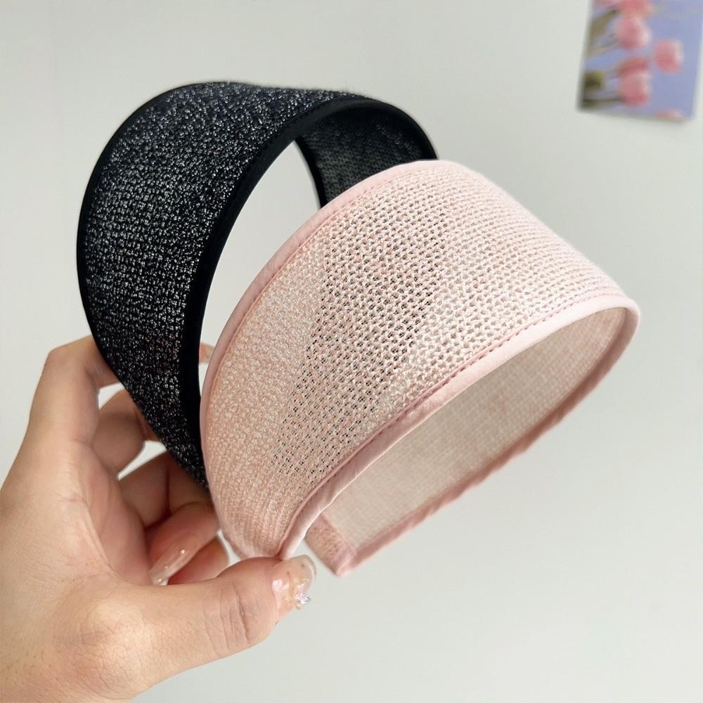Korean Style Wide Headband Breathable Material Fashion Hair Accessories Mesh Hair Hoop for Girls