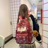 Capybara Cartoon Pattern Backpack Large Capacity Shoulders Bag Gift Children