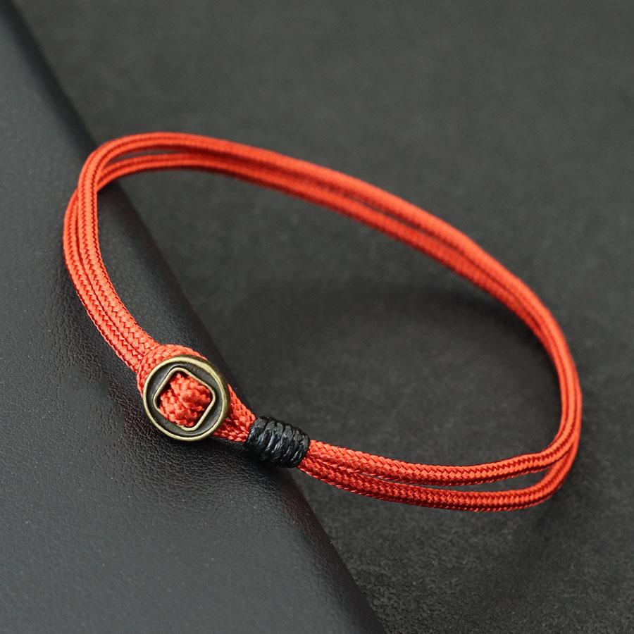 Minimalist Mens String Bracelet Double Layer Easy Hook Viking Braslet 2mm Paracord Braclet Leisure Pulseira Nautical Wrap Joias