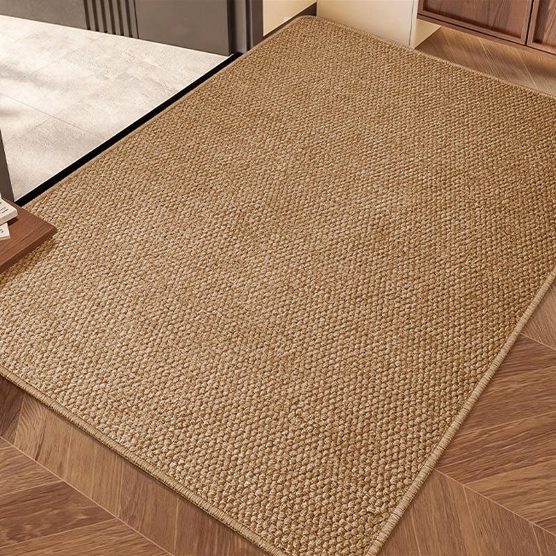 Vintage-Style Non-Slip Entrance Door Mat: Sand