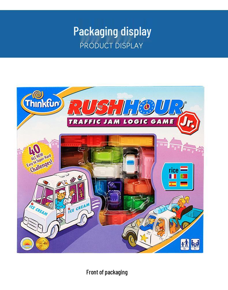 ThinkFun Rush Hour Junior Deluxe Edition: Beginner Spatial Thinking & Planning Toy