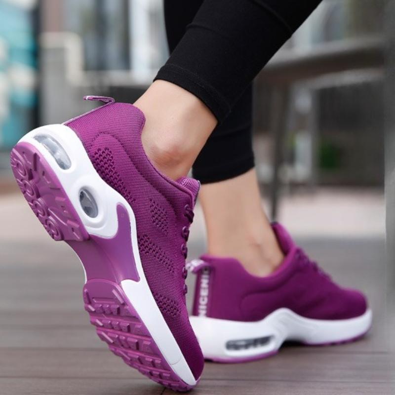 Women's Spring Mesh Shoes Breathable Comfortable Casual Oversized Running Shoes