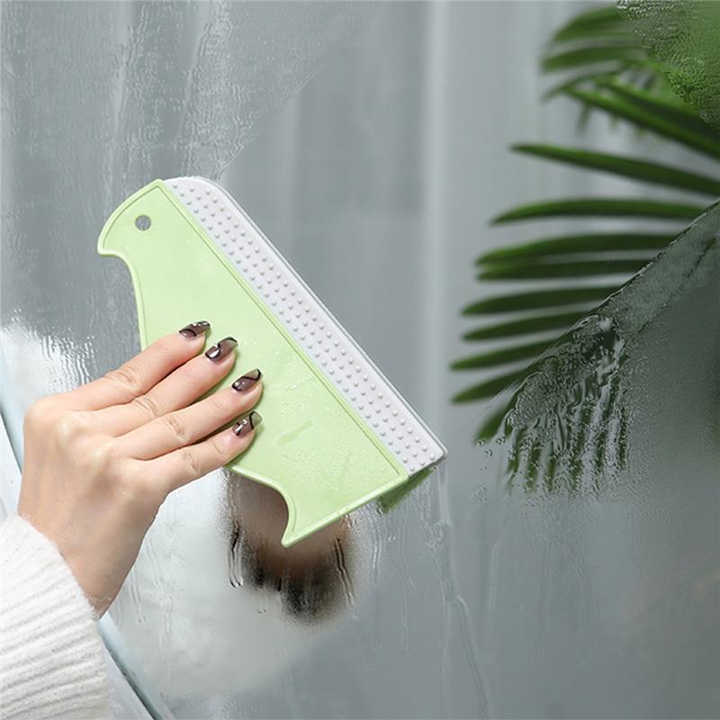 B97A-3Pcs Scratch Dual-Use Glass Wiper Household Double-Sided Cleaning Window Wipe The Tiles Wall Two-In-One Cleaning Brush