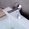Bathroom Faucet Basin Sink Golden Chrome Tap Hot Cold Water Mixer Tap Deck Mounted Bathroom Faucets Single Lever Taps