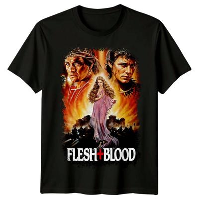 Carne + Sânge (1986) Tricou Inspirat de Afișul Filmului Retro Anii '80 Unisex