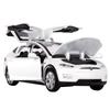 Tesla Model 132 X 90d Suv Diecast Model Car Soundlight Pull Back Kids Toy Gift