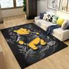 1pc Winnie The Pooh Pattern Area Rug Soft Flannel Floor Mat for Living Room,Office,Bedroom and Carpet,Sofa Coffee Table Floor Mat