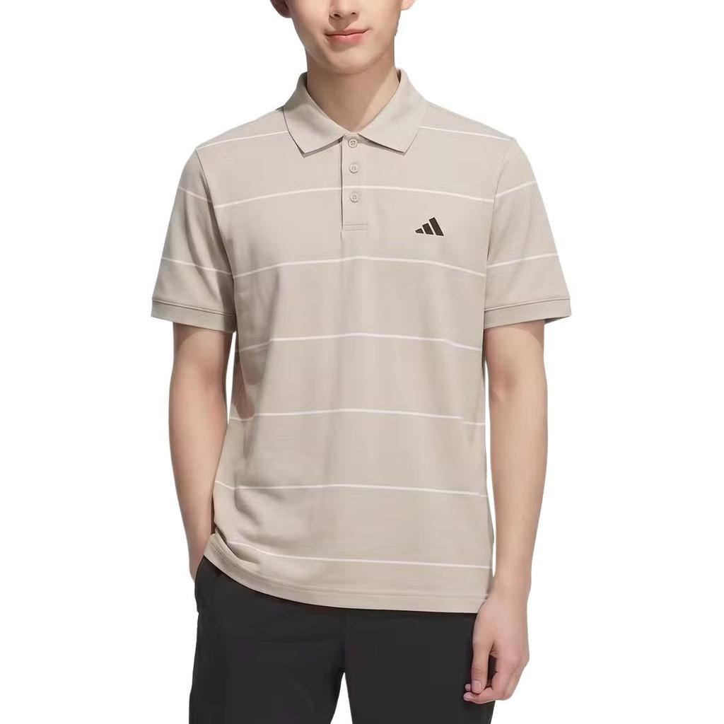 Adidas Pique Str Casual Fashion Pullover Short Sleeve Polo Shirt Men tops KS0421