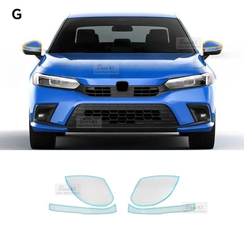 For Honda Civic Sedan -2024 Headlight Rearview TPU Paint Protection Film Anti-scratch Resistant Clear PPF Car Accessories