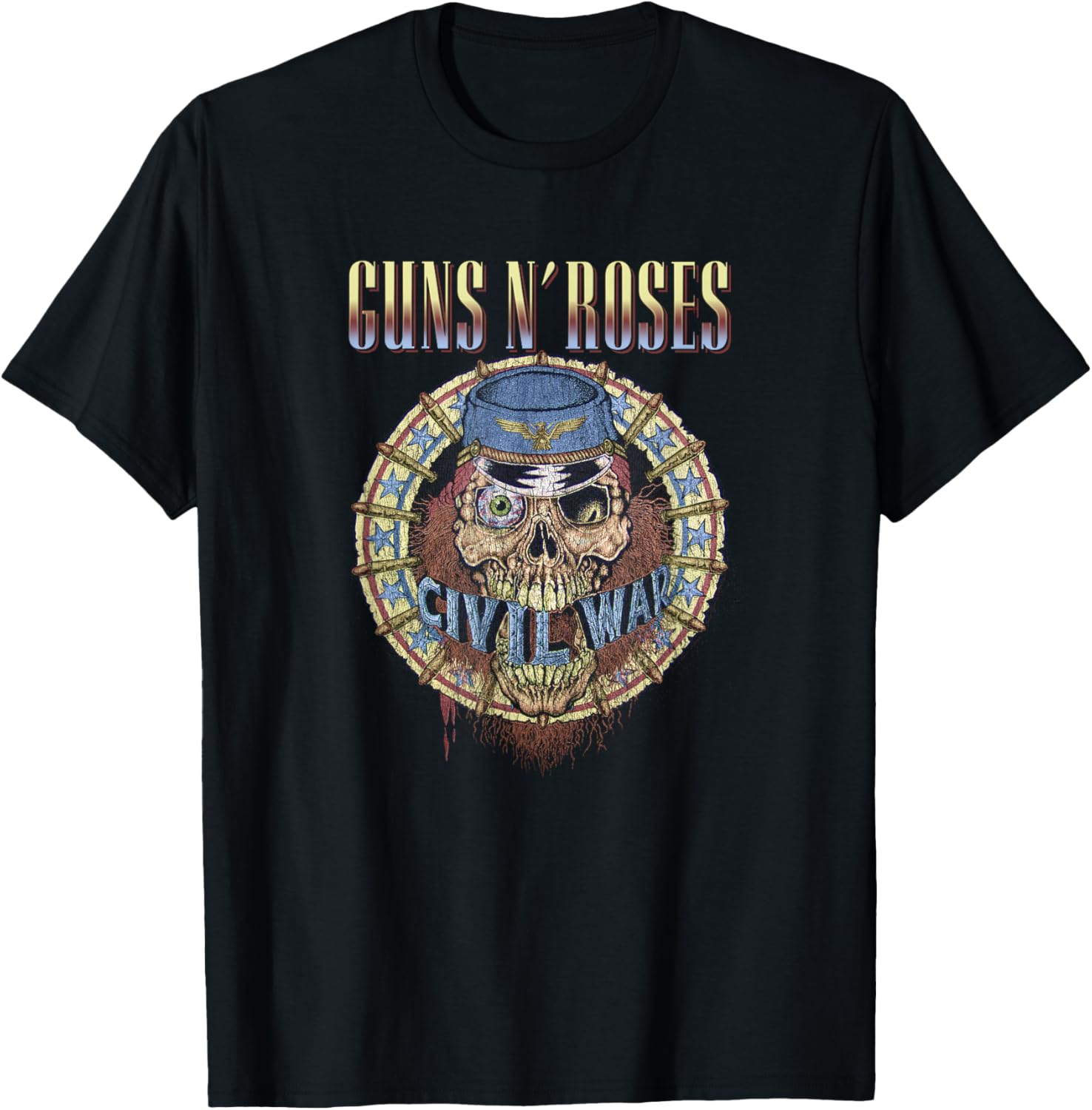 

Guns N Roses Official Civil War Distressed T-Shirt 5XL різнокольоровий