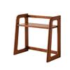 Modern Bamboo Double Layer Cup Holder Large Capacity Space Saving Tea Set Storage Rack Stable Kitchen Shelf for Kitchen