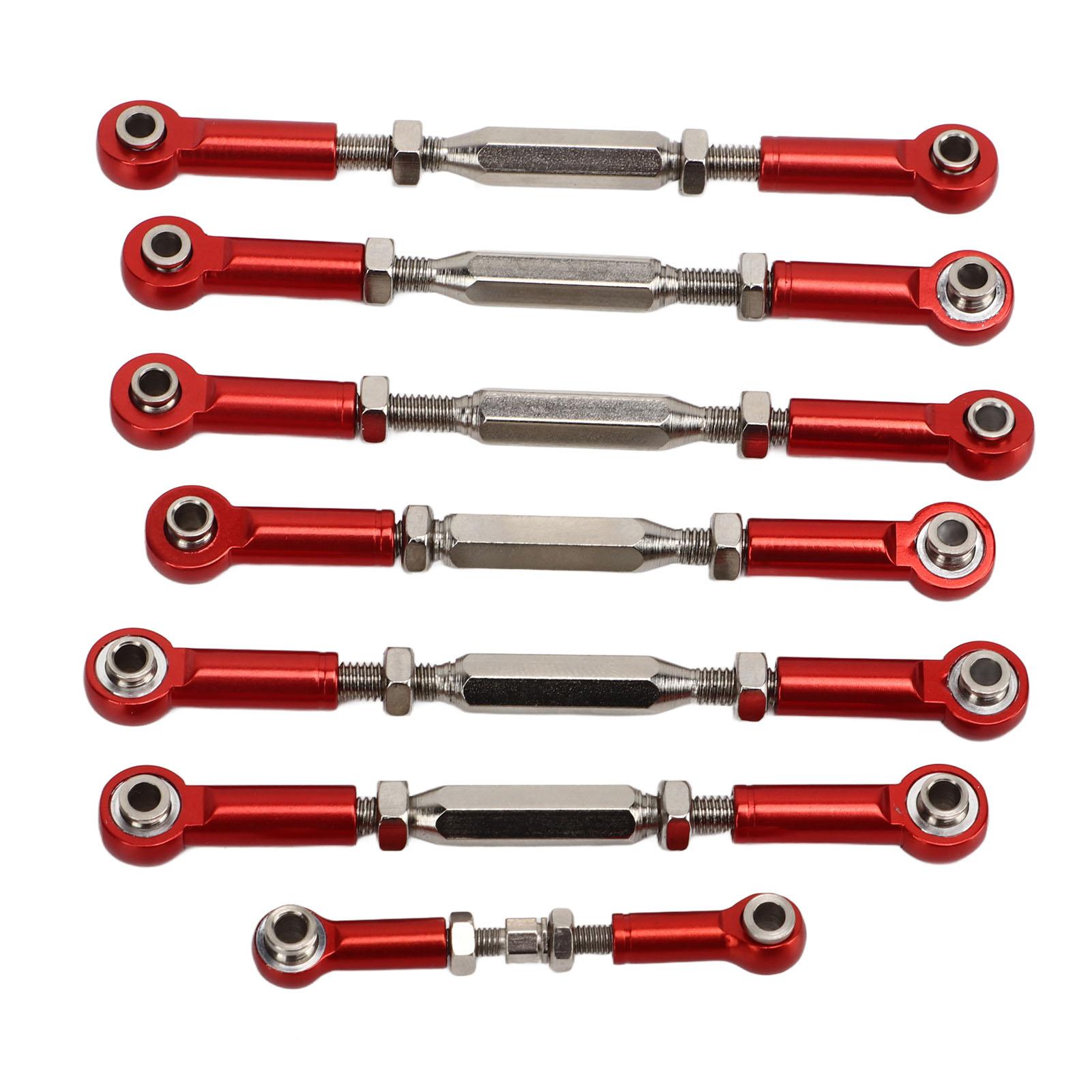 

RC Car Tie Rods Full Set Aluminium Alloy Steel Turnbuckles for Traxxas SLASH 1 10 Short Course Upgrade Parts Red червоний