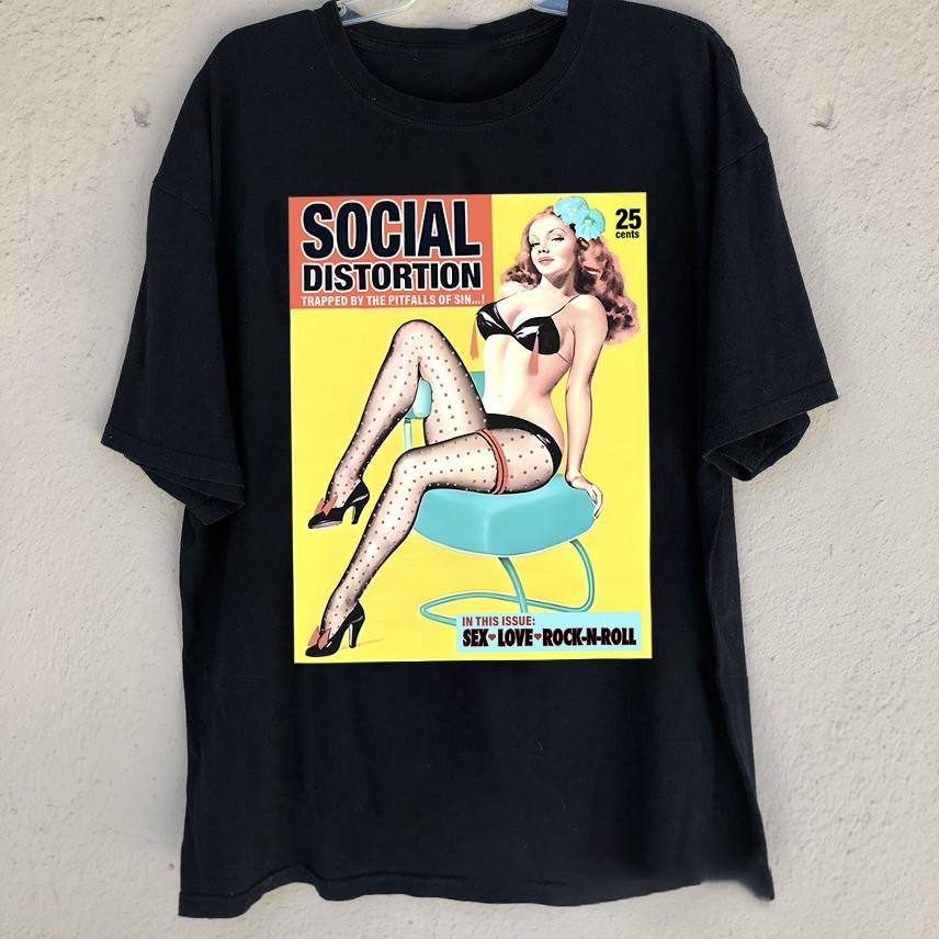 Social Distortion In This Issue Sex Love Rock N Roll TShirt All Size Pp739