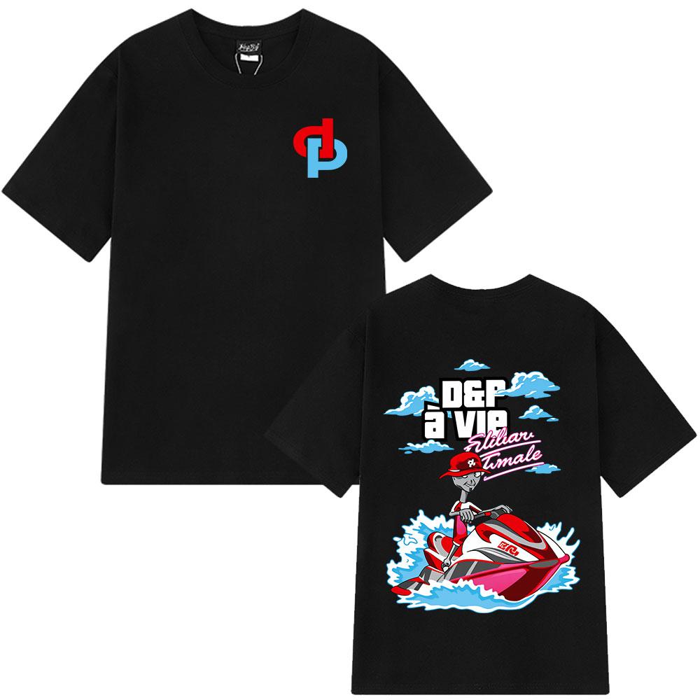 

Rapper Jul Album Tour Merch T Shirt Unisexs Women Clothing Fashion Hip Hop Tshirt Casual Cotton Short Sleeve Oversized Y2K Top S разноцветный