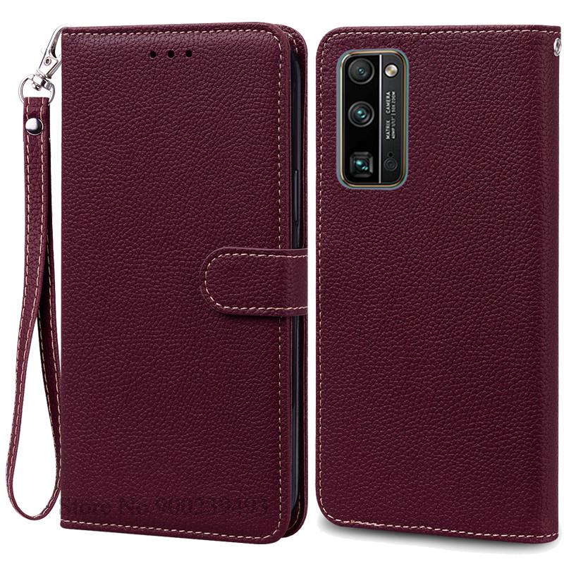 Honor 30 Pro Plus Case For Honor 30 Case Huawei Honor 30 Pro Leather Wallet Flip Case For Honor 30 Pro+ Plus Bumper Wallet Cover