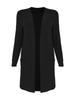 European & American Autumn/Winter Women's Long Sleeve Loose Pocket Cardigan Coat, Solid Color