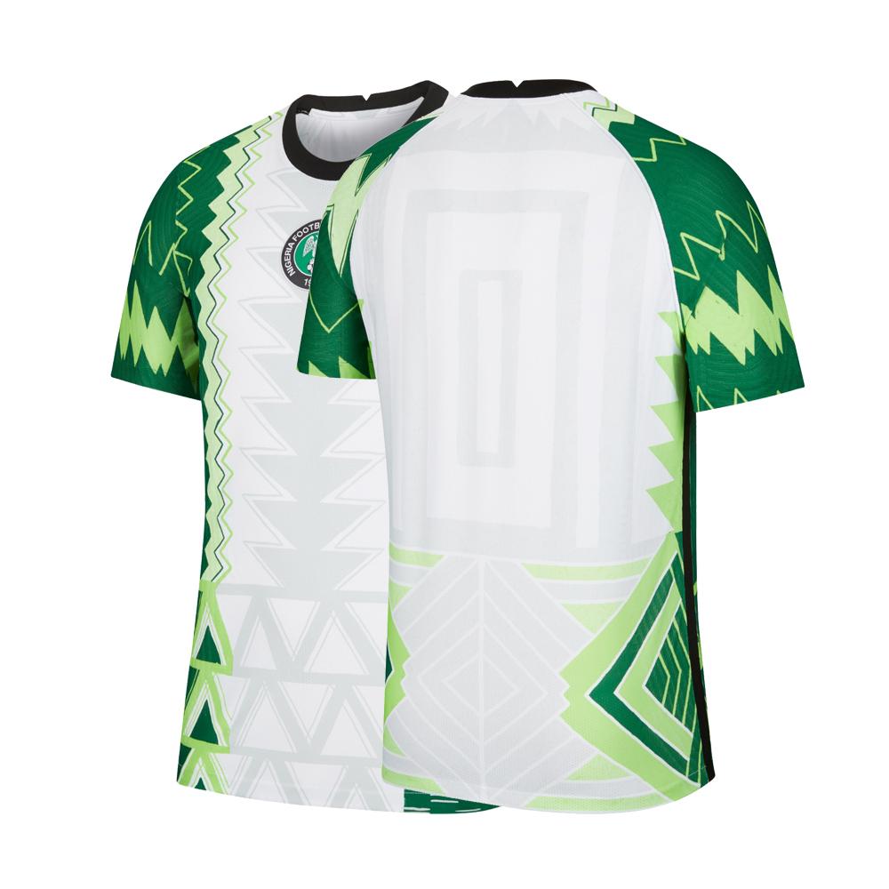 Neues Fußballtrikot Nigeria 2025 Auswärtstrikot Herren Damen Shirts Sport Lässig 3D-Druck Atmungsaktiv Schnelltrocknend Übergroße Kleidung