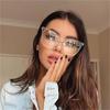 Fashion Cat Eye Womans Reading Glasses Prescription Lens Oversized Women Transparent Glasses Elderly Readers Eyeglasses Frames