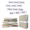 Juego de 12 Bandas Organizadoras para Sábanas Elásticas para Ropa de Cama King Full Twin Queen Etiqueta Sujetador de Sábana