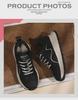 2024 Women's Genuine Leather Lightweight Lace-Up Sneakers - Non-Slip, Soft-Soled, Casual Fit for Autumn