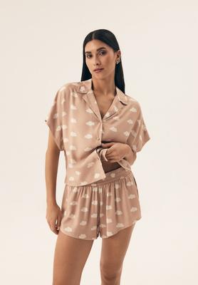 Henderson Ladies 42645 Nubes Pajamas Kr/r S-2XL Unbuttoned Henderson Ladies