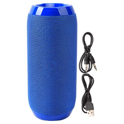 Przenośny Głośnik Bluetooth Wodoodporny Podwójna Membrana Trwały Subwoofer Bluetooth na Zewnątrz Niebieski