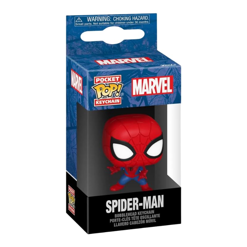Marvel Spider-Man Keychain Funko POP! Keychain Marvel New Classics SPIDER-MAN Funko