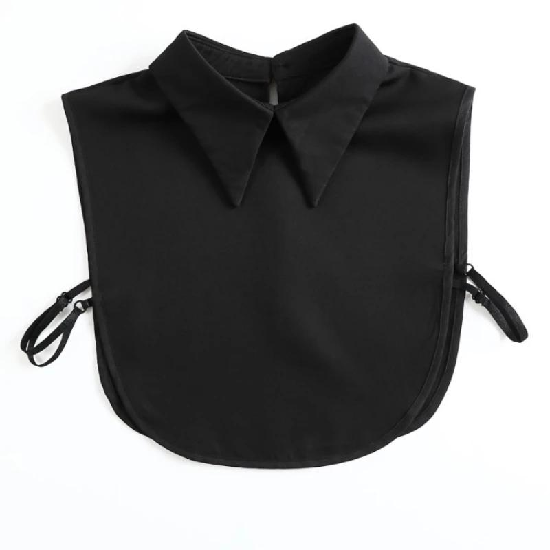 Classic Mens Shirt Fake Collar Detachable White Collars for Women Office Lady Work Half Shirt False Collar Clothing Accessories