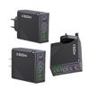 6-in-1 Multi-Port Charger: 3-Socket & 3-USB, 5V/3.1A, 160W, EU/US/UK Plug Adapter
