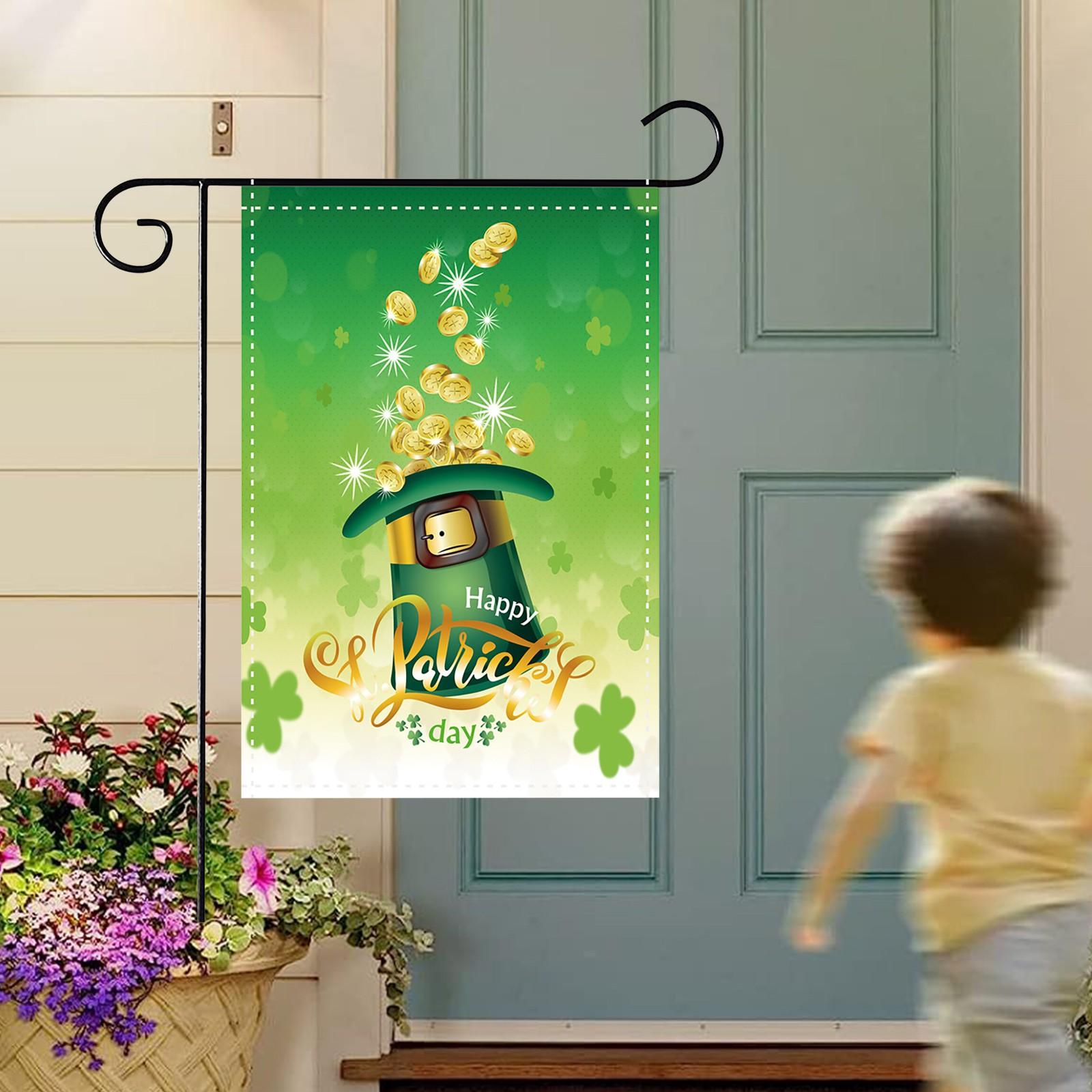 

улица. День Святого Патрика Сад Флаг Вечеринка Украшения На Открытом Воздухе One Size