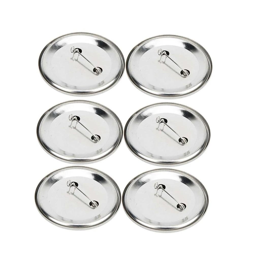 100pcs 25/58mm Round Pin Badge DIY Art Crafts Button Maker Parts Metal Brooch Clasps Button Maker